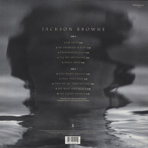 Jackson Browne I'm Alive vinyl LP album (LP record) UK JKBLPIM616070
