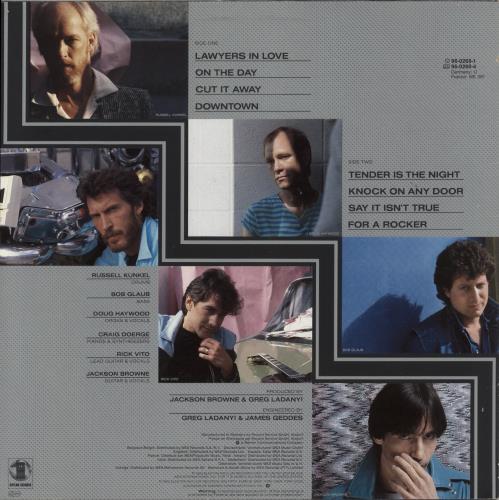 Jackson Browne Lawyers In Love vinyl LP album (LP record) German JKBLPLA216998