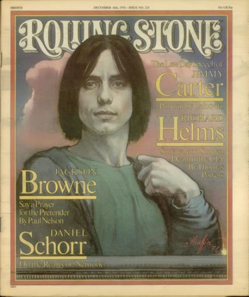 Jackson Browne Rolling Stone magazine US JKBMARO543679