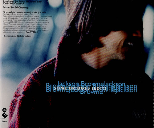 Jackson Browne Some Bridges CD single (CD5 / 5") US JKBC5SO454894