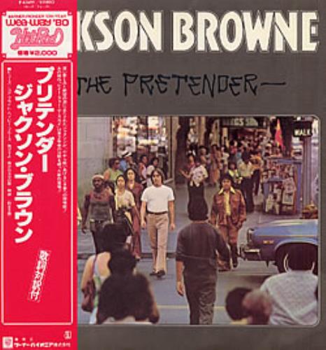 Jackson Browne The Pretender vinyl LP album (LP record) Japanese JKBLPTH153740