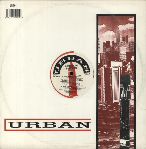 Jackson Sisters I Believe In Miracles 12" vinyl single (12 inch record / Maxi-single) UK KJH12IB648818