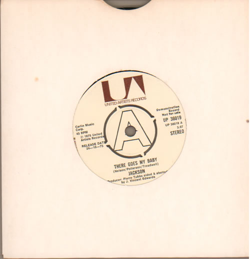 Jackson There Goes My Baby 7" vinyl single (7 inch record / 45) UK 3JK07TH484696