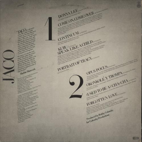 Jaco Pastorius Jaco Pastorius vinyl LP album (LP record) Dutch PSOLPJA598496