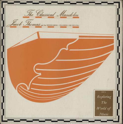Jacob Thomas The Classical Mandolin vinyl LP album (LP record) UK 1MELPTH763463