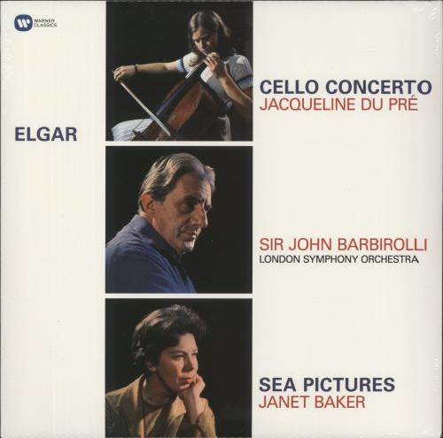 Jacqueline Du Pr Elgar - Cello Concerto in E Minor, Op.85 / Sea Pictures, Op.37 - Sealed vinyl LP album (LP record) UK J5CLPEL870276