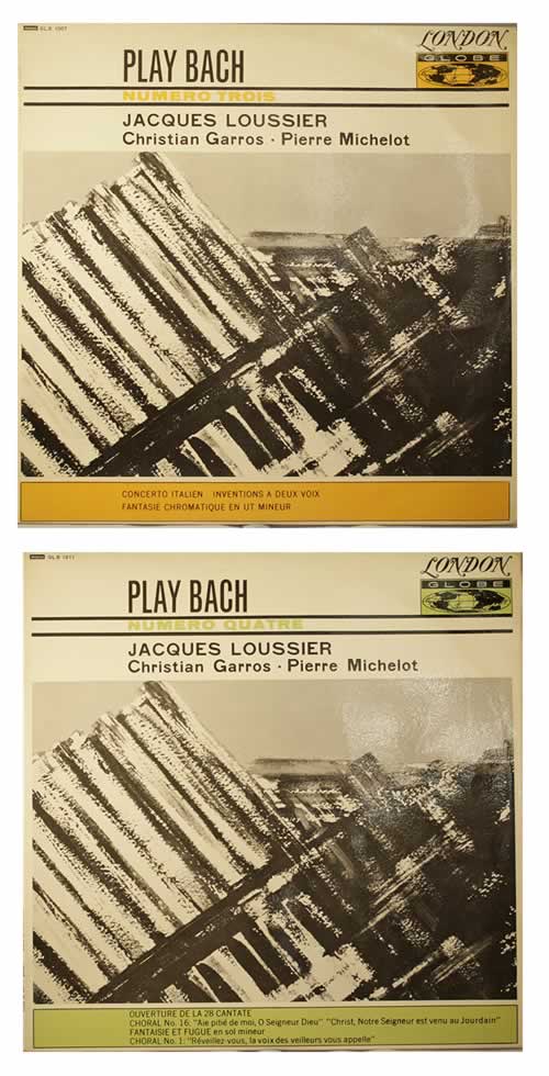 Jacques Loussier Play Bach - Set Of Four 4-LP vinyl album record set UK JCQ4LPL553955