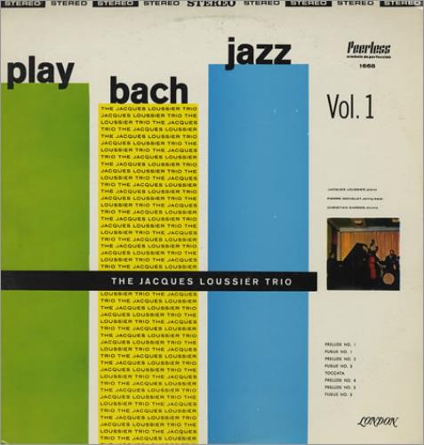 Jacques Loussier Play Bach Jazz Vol. 1 vinyl LP album (LP record) Mexican JCQLPPL390401