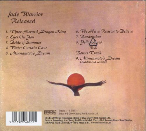 Jade Warrior Released - Sealed CD album (CDLP) UK JADCDRE793068