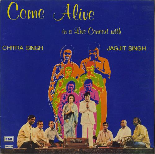 Jagjit & Chitra Singh Come Alive (In A Live Concert With Chitra Singh & Jagjit Singh) 2-LP vinyl record set (Double LP Album) Indian 1CZ2LCO804389