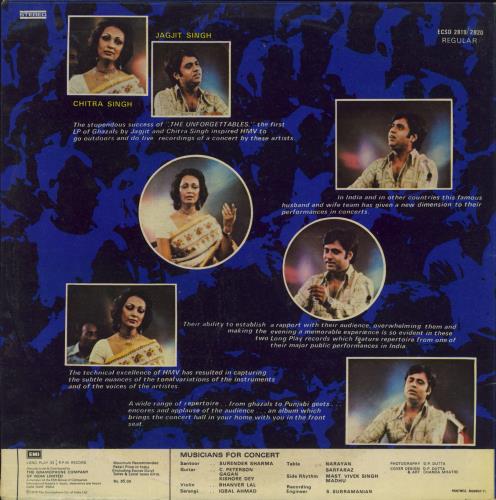 Jagjit & Chitra Singh Come Alive (In A Live Concert With Chitra Singh & Jagjit Singh) 2-LP vinyl record set (Double LP Album) Indian 1CZ2LCO804389