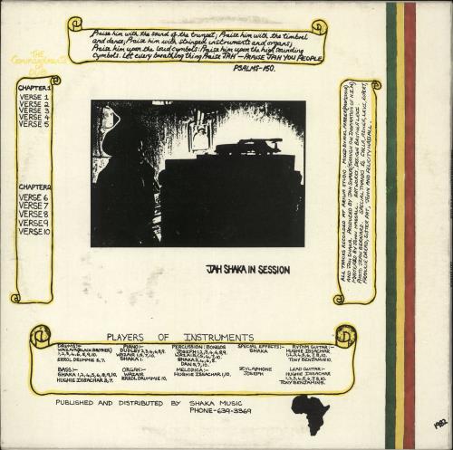 Jah Shaka Commandments Of Dub vinyl LP album (LP record) UK JHKLPCO723896