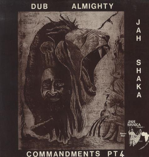 Jah Shaka Dub Almighty - Commandments Part 4 vinyl LP album (LP record) UK JHKLPDU444004