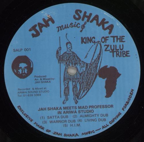 Jah Shaka Jah Shaka Meets Mad Professor At Ariwa Sounds vinyl LP album (LP record) UK JHKLPJA877010