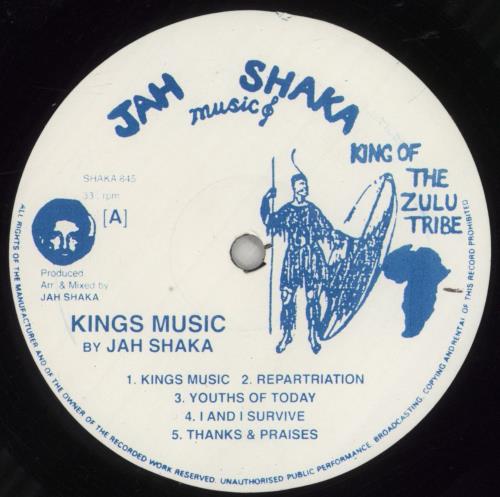 Jah Shaka Kings Music vinyl LP album (LP record) UK JHKLPKI856867