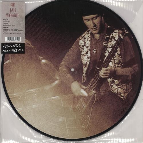 Jah Wobble Access All Areas picture disc LP (vinyl picture disc album) UK JAHPDAC716181