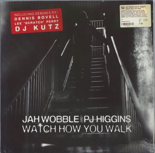 Jah Wobble Watch How You Walk 12" vinyl single (12 inch record / Maxi-single) German JAH12WA788325