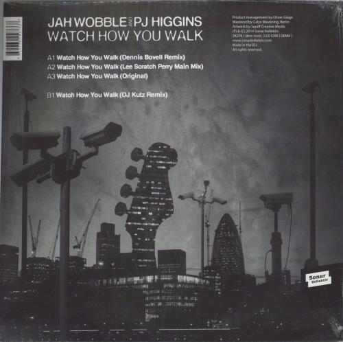 Jah Wobble Watch How You Walk 12" vinyl single (12 inch record / Maxi-single) German JAH12WA788325