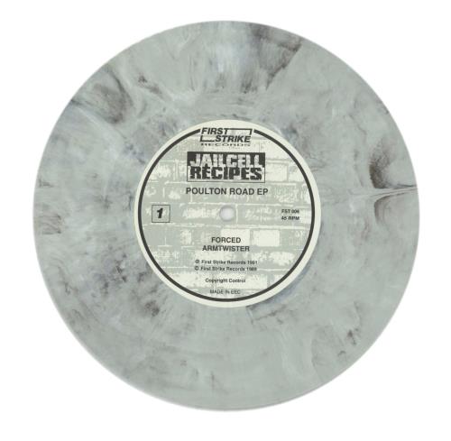 Jailcell Recipes Poulton Road - Grey Marble Vinyl 7" vinyl single (7 inch record / 45) UK KT707PO870460