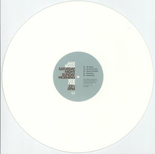 Jake Bugg Saturday Night Sunday Morning - Opaque White Vinyl Indie Exclsuive - Autographed vinyl LP album (LP record) UK KXKLPSA876531