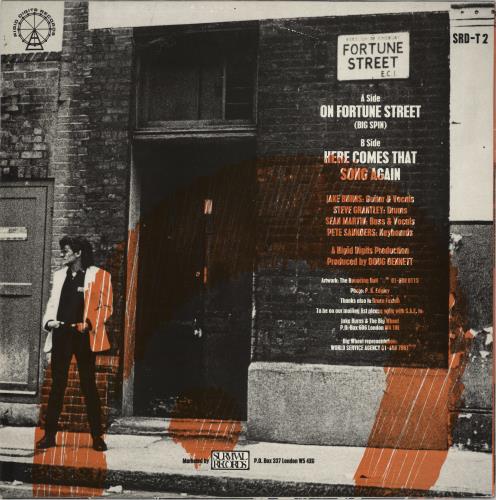 Jake Burns On Fortune Street 12" vinyl single (12 inch record / Maxi-single) UK JKR12ON768520