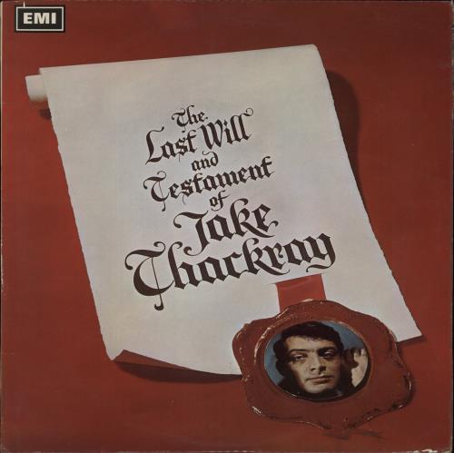 Jake Thackray The Last Will And Testament Of Jake Thackray vinyl LP album (LP record) UK JKCLPTH878908