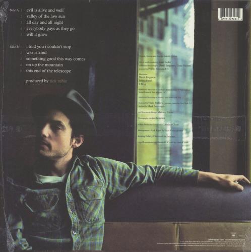 Jakob Dylan Seeing Things + Hype Sticker vinyl LP album (LP record) US JB9LPSE798390