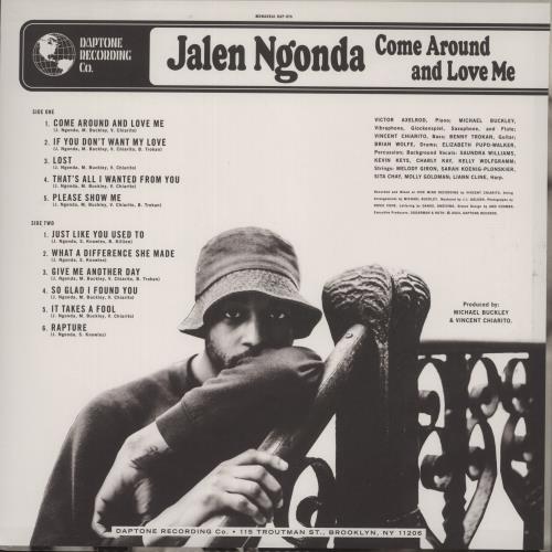 Jalen Ngonda Come Around And Love Me vinyl LP album (LP record) US -FXLPCO888003