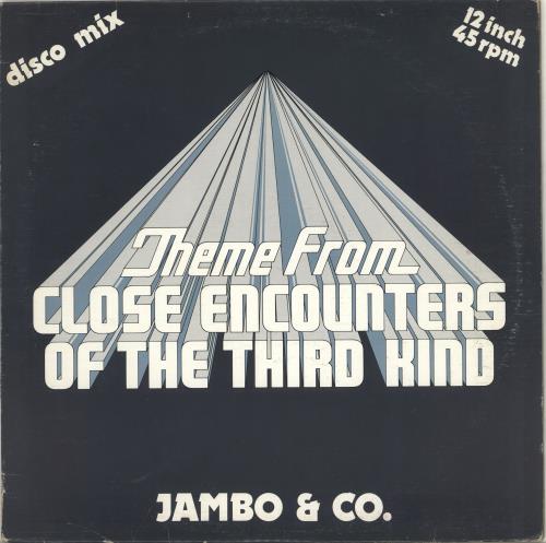 Jambo & Co. Theme From Close Encounters Of The Third Kind - Blue Vinyl 12" vinyl single (12 inch record / Maxi-single) Canadian QKR12TH698525