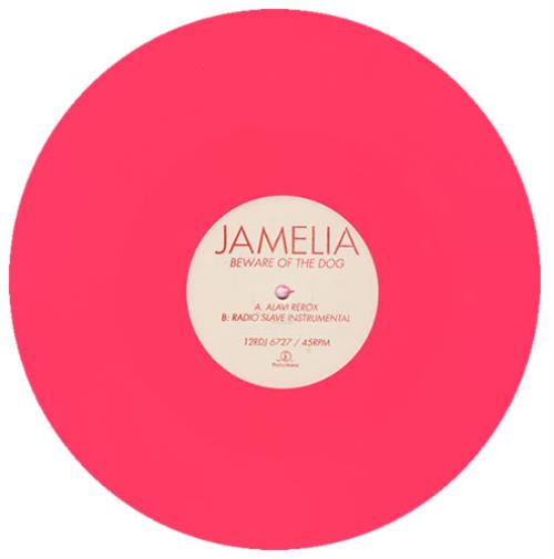 Jamelia Beware Of The Dog - Pink Vinyl 12" vinyl single (12 inch record / Maxi-single) UK JIA12BE430118