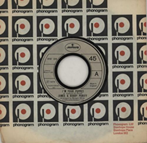 James And Bobby Purify I'm Your Puppet - wide injection 7" vinyl single (7 inch record / 45) UK J+B07IM760747