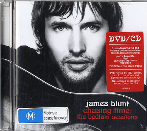 James Blunt Chasing Time - The Bedlam Sessions 2-disc CD/DVD set Australian BU12DCH607336