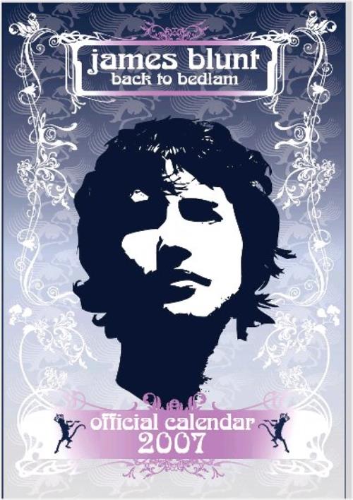 James Blunt Official Calendar 2007 calendar UK BU1CAOF353537