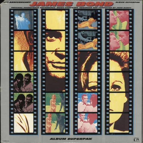 James Bond 10th Anniversary - Album Superpak 2-LP vinyl record set (Double LP Album) US JBD2LTH728865