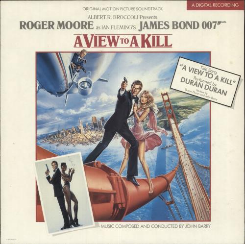 James Bond A View To A Kill vinyl LP album (LP record) UK JBDLPAV418289