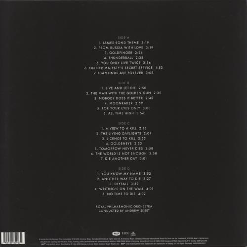 James Bond Bond 25 - 180gm 2-LP vinyl record set (Double LP Album) German JBD2LBO877275