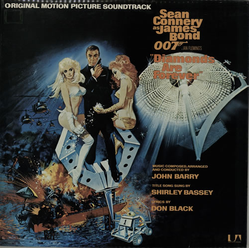 James Bond Diamonds Are Forever vinyl LP album (LP record) UK JBDLPDI278550