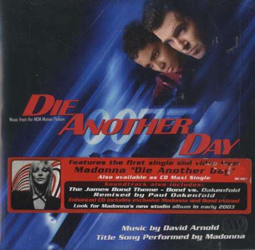 James Bond Die Another Day CD album (CDLP) German JBDCDDI437928