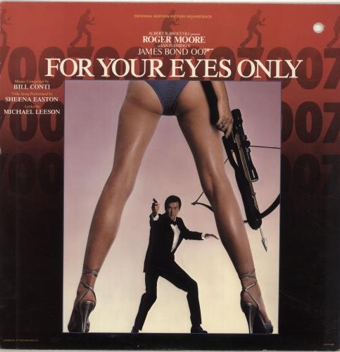 James Bond For Your Eyes Only vinyl LP album (LP record) US JBDLPFO692614