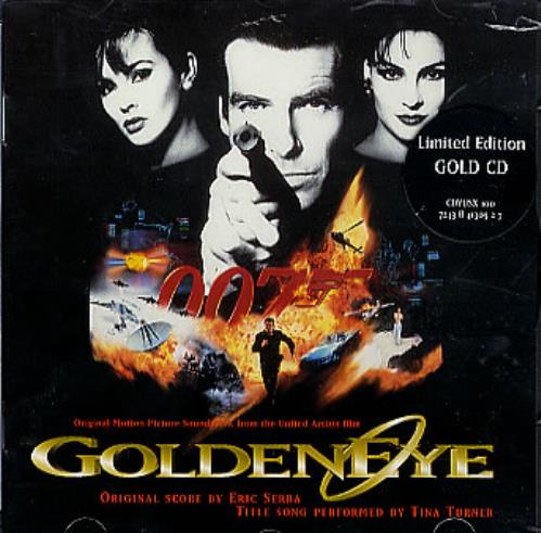 James Bond Goldeneye - Gold C.D. CD album (CDLP) UK JBDCDGO59135