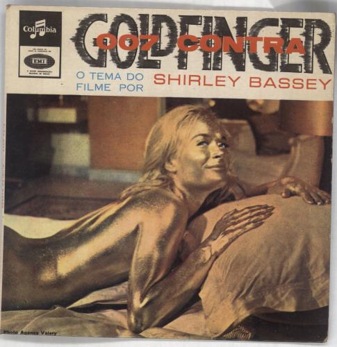 James Bond Goldfinger EP 7" vinyl single (7 inch record / 45) Portuguese JBD07GO727729