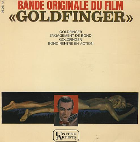 James Bond Goldfinger 7" vinyl single (7 inch record / 45) French JBD07GO205856