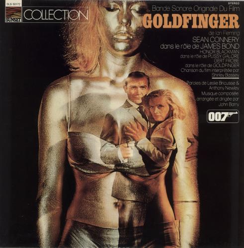 James Bond Goldfinger vinyl LP album (LP record) French JBDLPGO728845