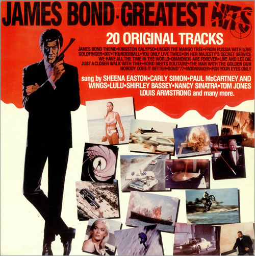 James Bond Greatest Hits vinyl LP album (LP record) Australian JBDLPGR496005