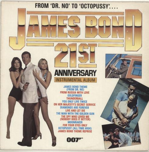 James Bond James Bond 21st Anniversary vinyl LP album (LP record) UK JBDLPJA692990