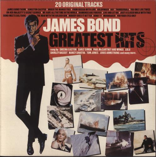 James Bond James Bond Greatest Hits - EX vinyl LP album (LP record) UK JBDLPJA857600