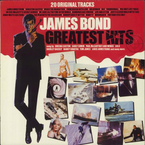 James Bond James Bond Greatest Hits vinyl LP album (LP record) UK JBDLPJA290909