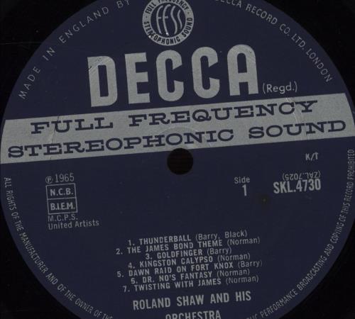 James Bond James Bond In Action vinyl LP album (LP record) UK JBDLPJA670565