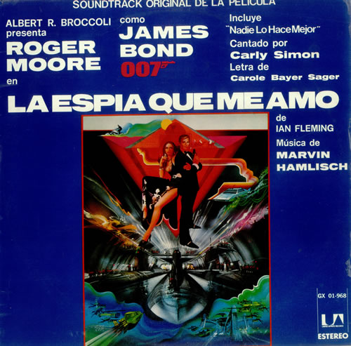 James Bond La Espia Que Me Amo vinyl LP album (LP record) Mexican JBDLPLA447001