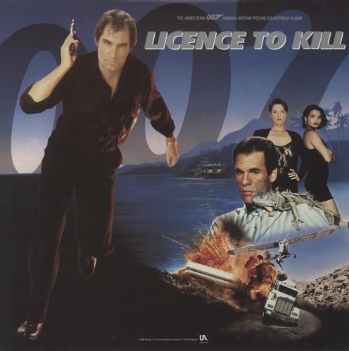 James Bond Licence To Kill vinyl LP album (LP record) UK JBDLPLI567597